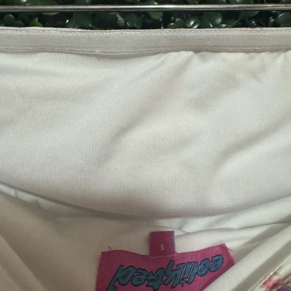 EDIKTED JULES PRINT STRAPLESS MINI DRESS - Picture 8 of 14